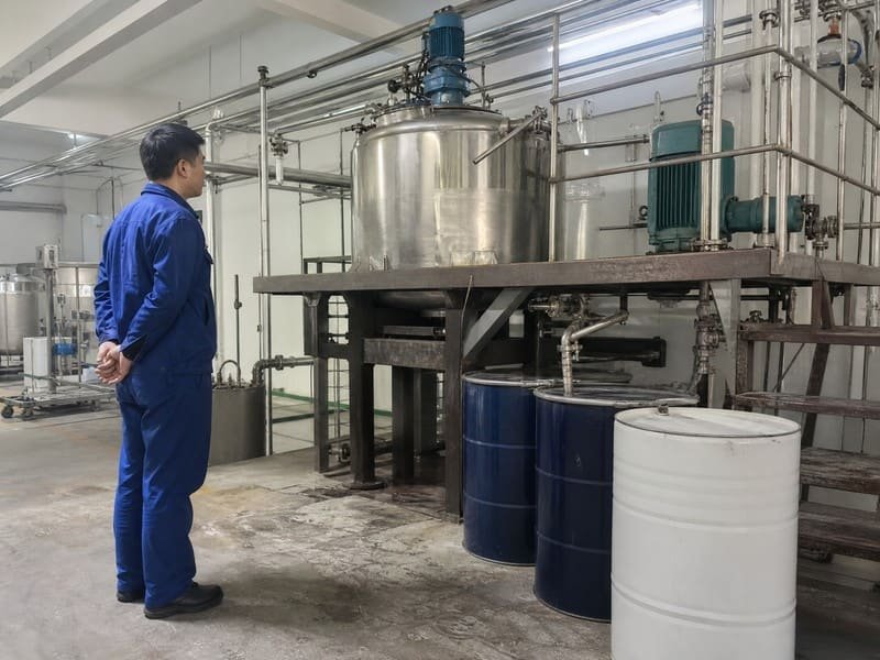 Industrial adhesive preparation process